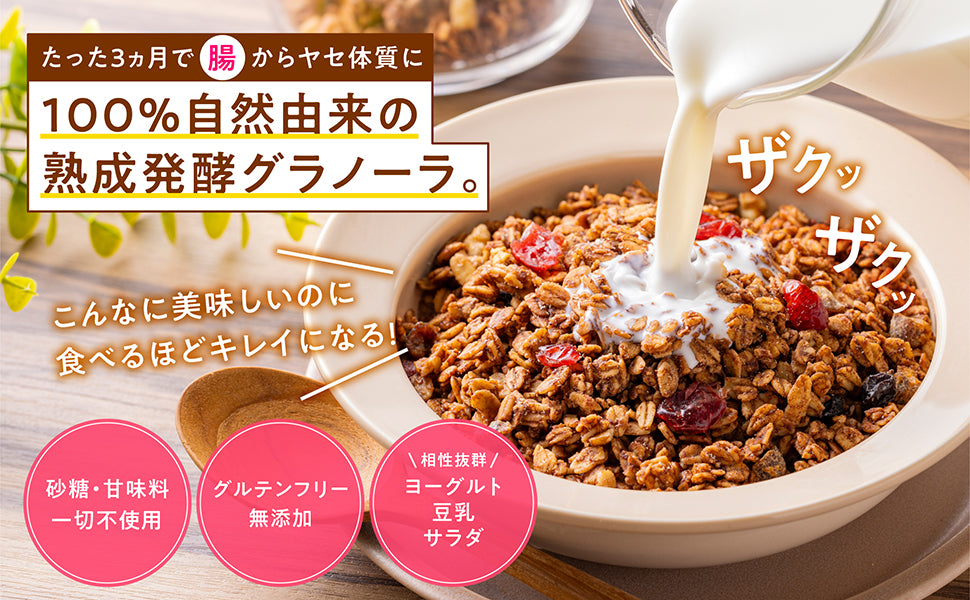20%お得］まるごと甘酒グラノーラ -フルーツ- 600g